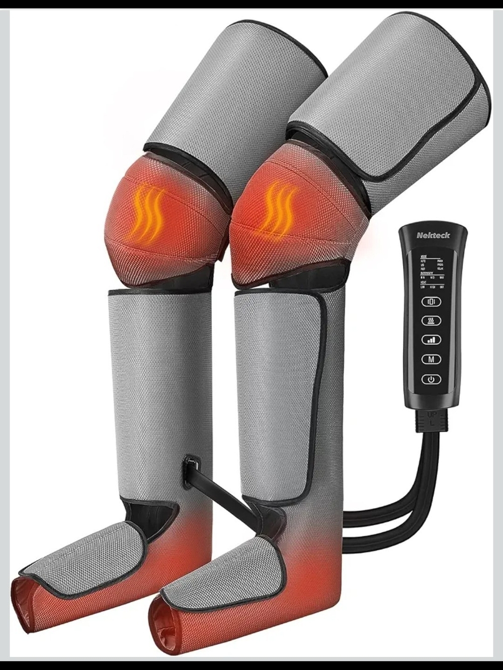 Nekteck Leg Massager Air Compression Foot Calf Thigh Heat Vibration Circulation